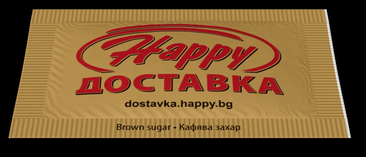 Happy – stick nebo sáček s logem klienta