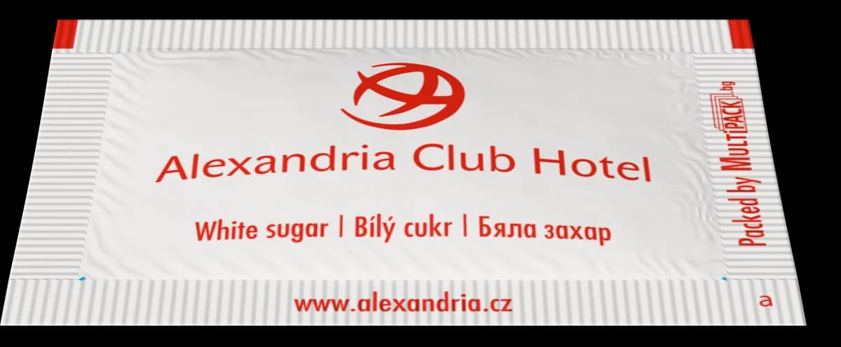 Hotel Alexandria – obal s logem klienta