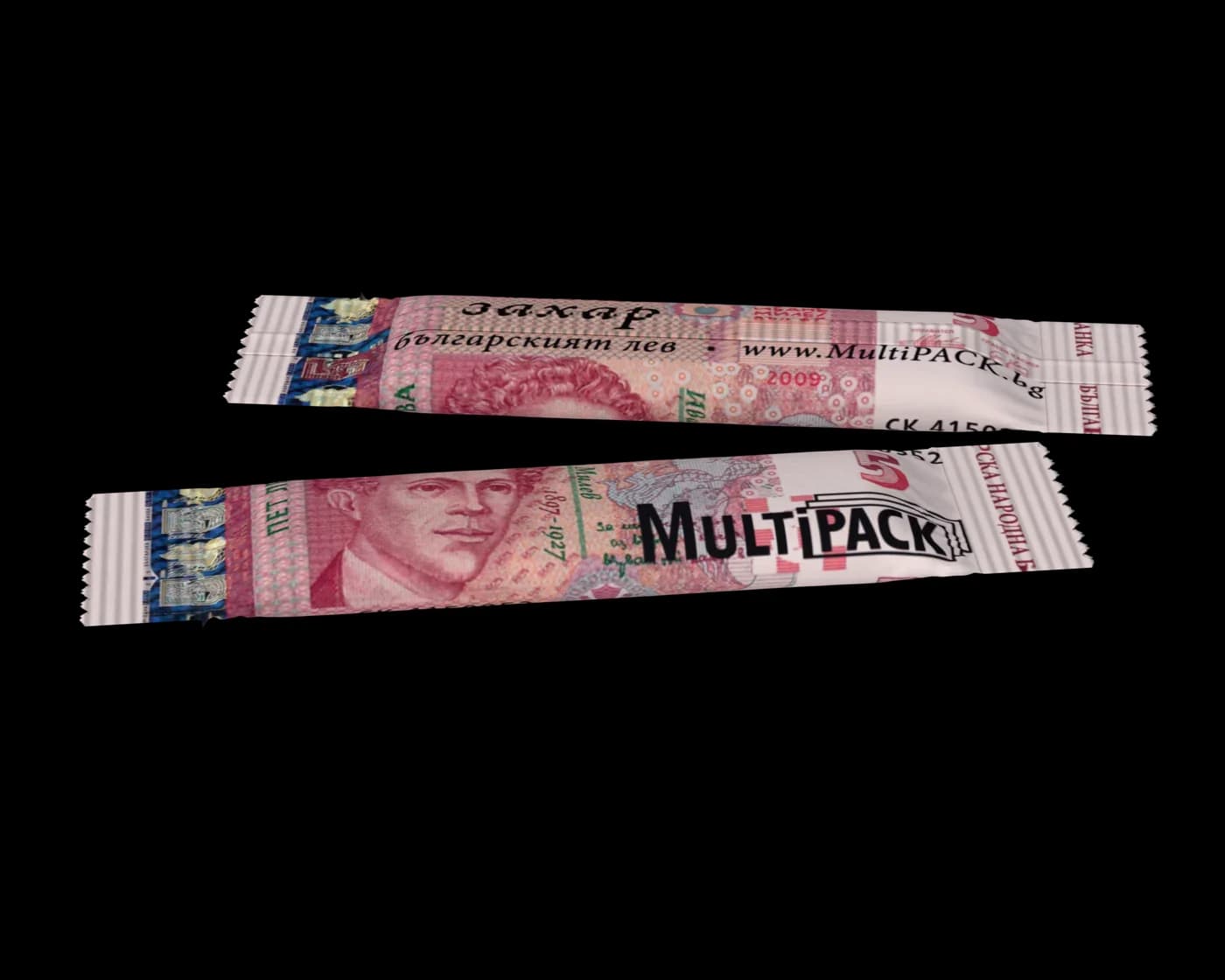 Sticky s bílým cukrem 2 g