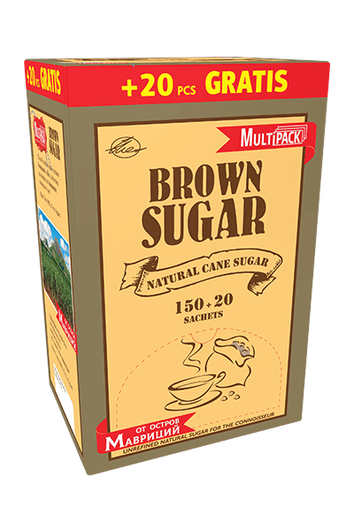 Multipack® Кафява Захар на пакетчета